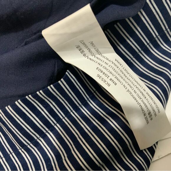 J.O.A Willa Wide Neck Striped Ruched Sleeve Dress size M - Picture 9 of 9